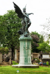 Horace Daillion's bronze Angel of Eternal Sleep